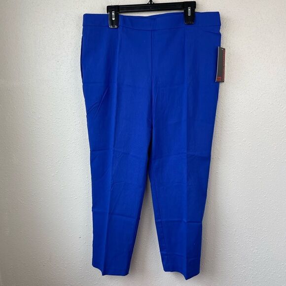 NWT Briggs Blue Pants Size 18 Petite - Picture 1 of 8